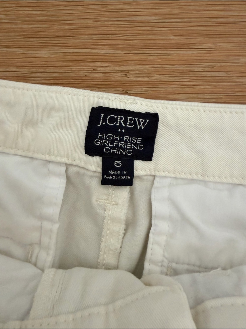Jcrew High Rise Girlfriend Chino - Picture 4 of 10